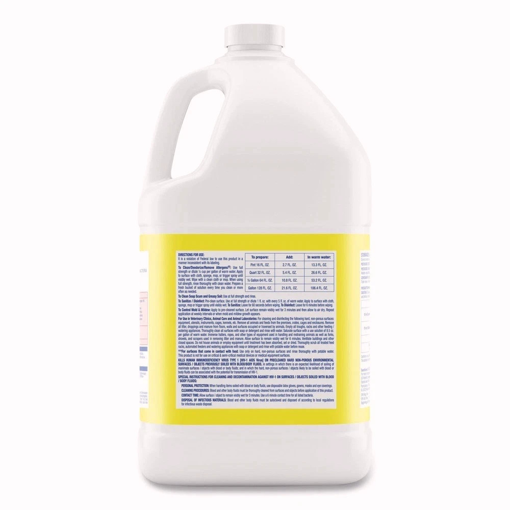 Professional LYSOL Brand 128 oz Cleaner Concentrate – Lemon New