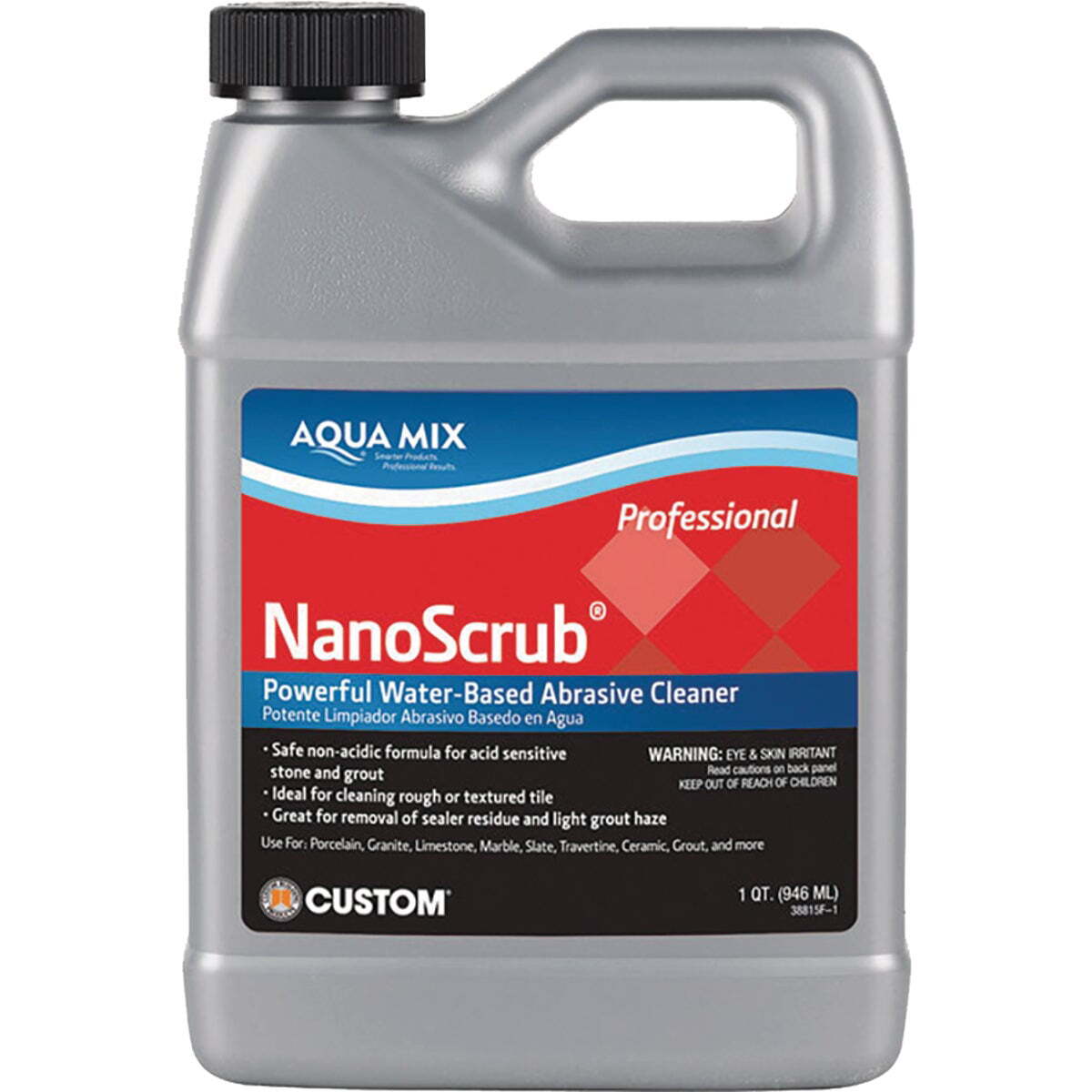 Aqua Mix Nanoscrub Powerful Abrasive Cleaner Quart 32 oz