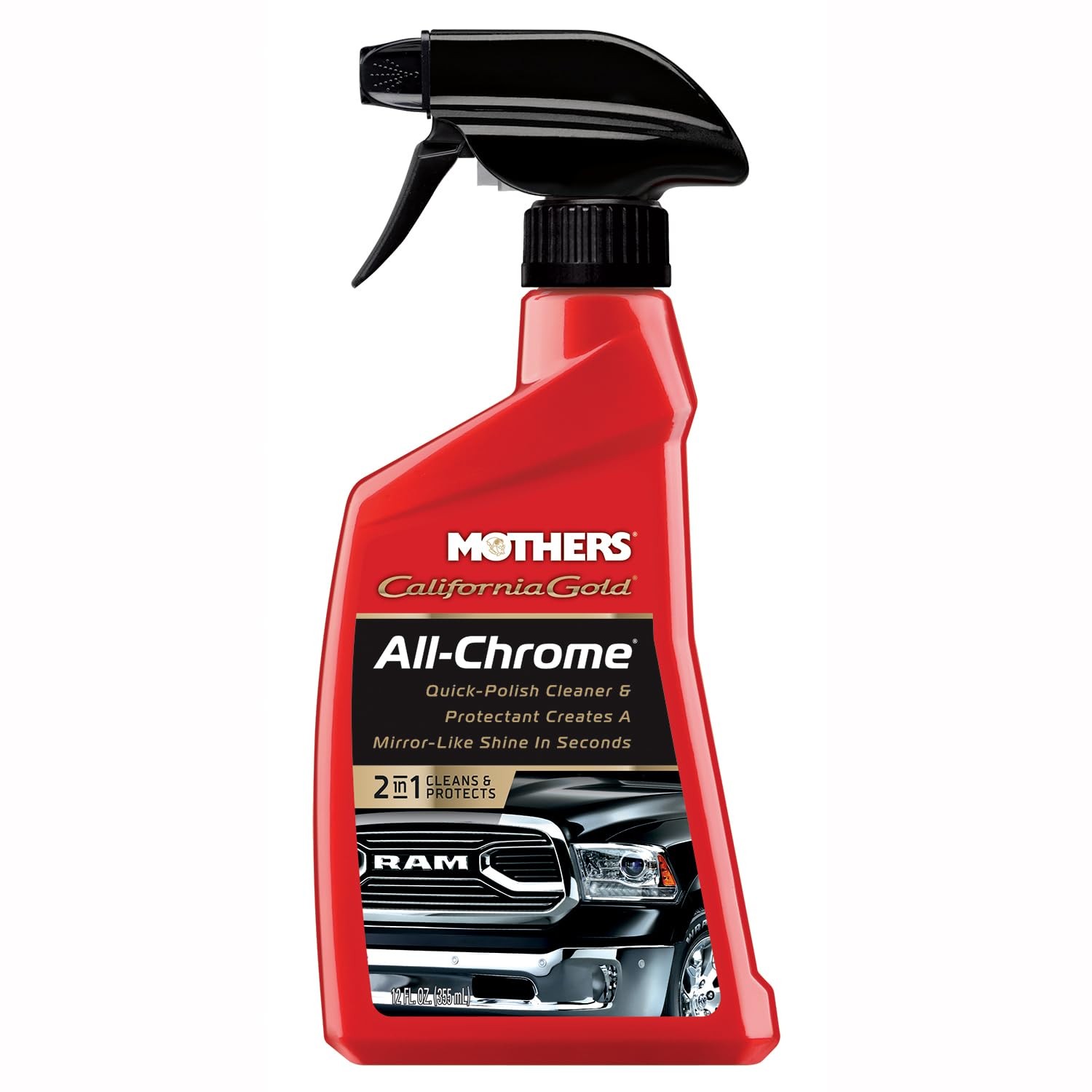 California Gold AllChrome, 12 oz. – Cleans & Polishes Chrome, PVD & Chromed P…