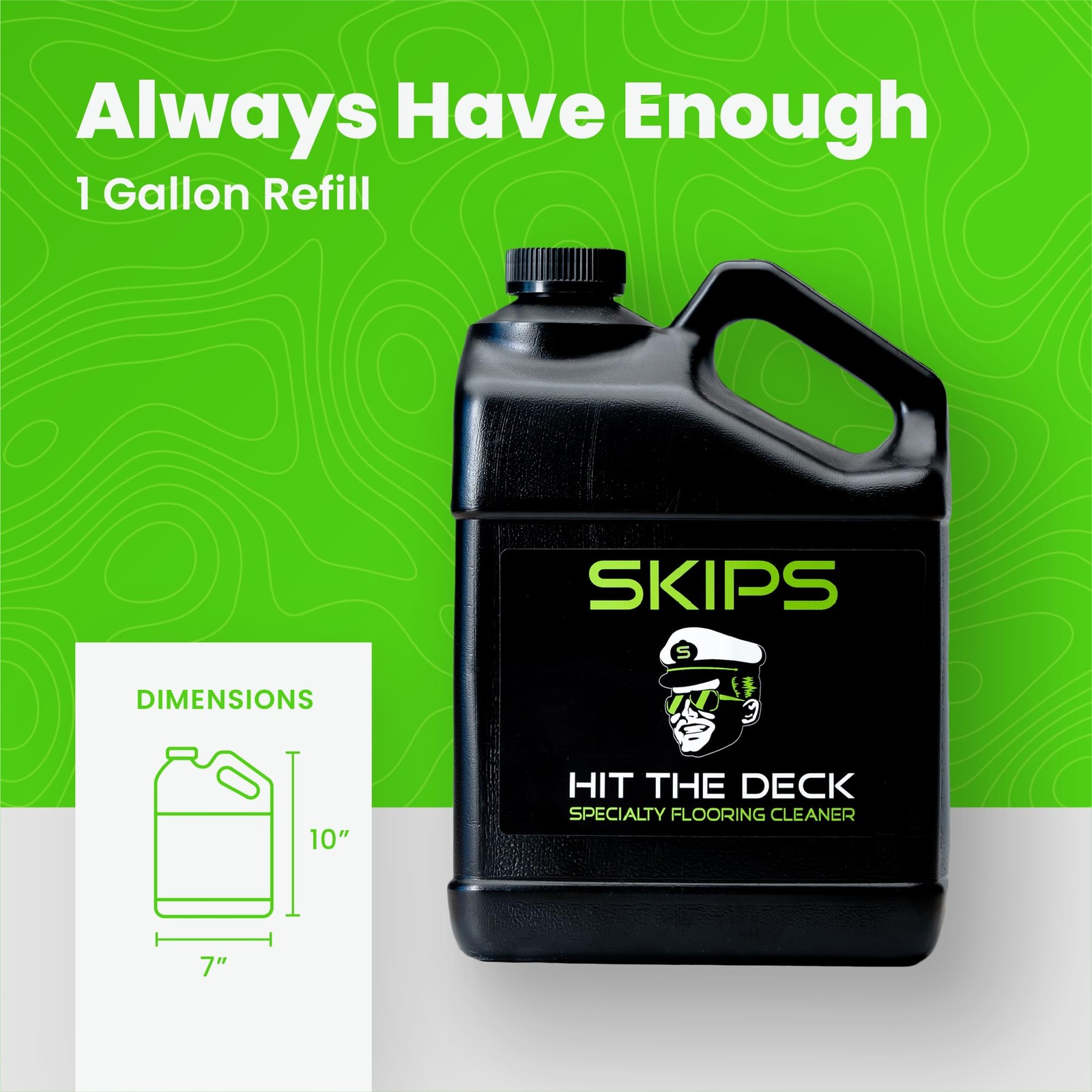SKIPS Speciality Boat Cleaner 1 Gallon Refill Premium Boat Flooring Cleaner &…