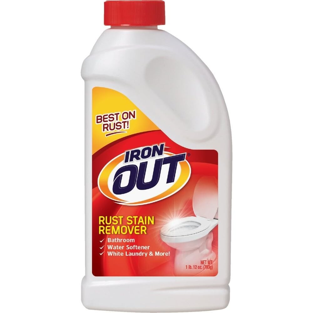 Iron OUT Rust Stain Remover Powder for Bathrooms, Laundry, 1 lb 12 oz