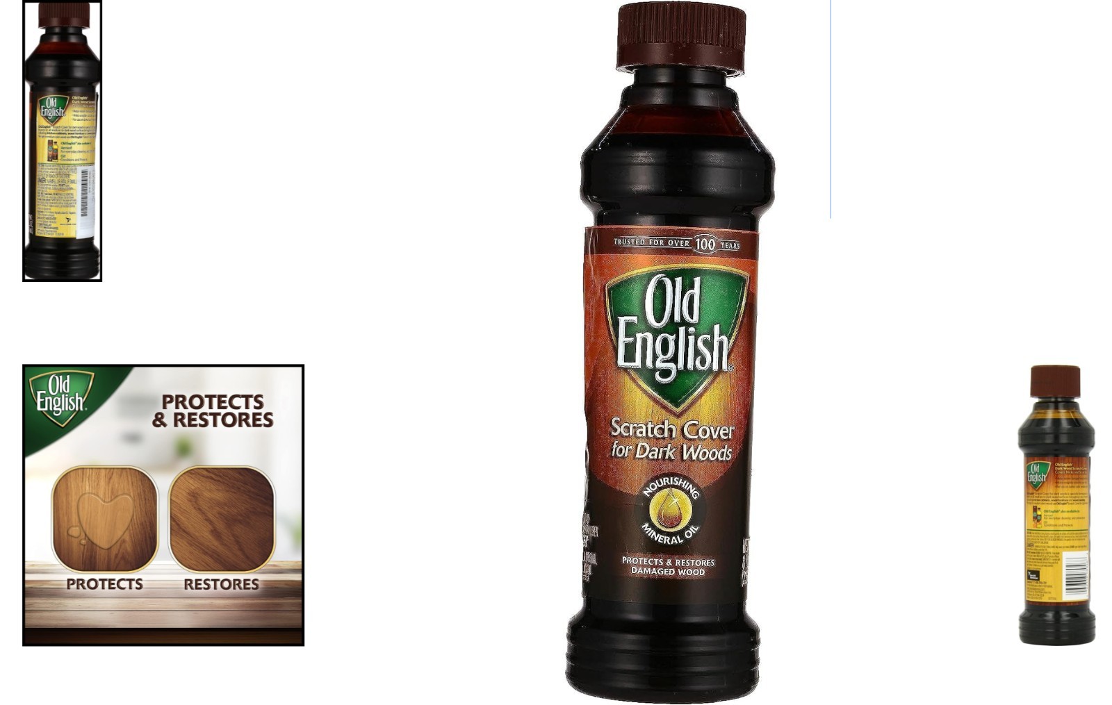 8oz Scratch Cover for Dark Woods – Restore & Protect Your Wood Surfaces