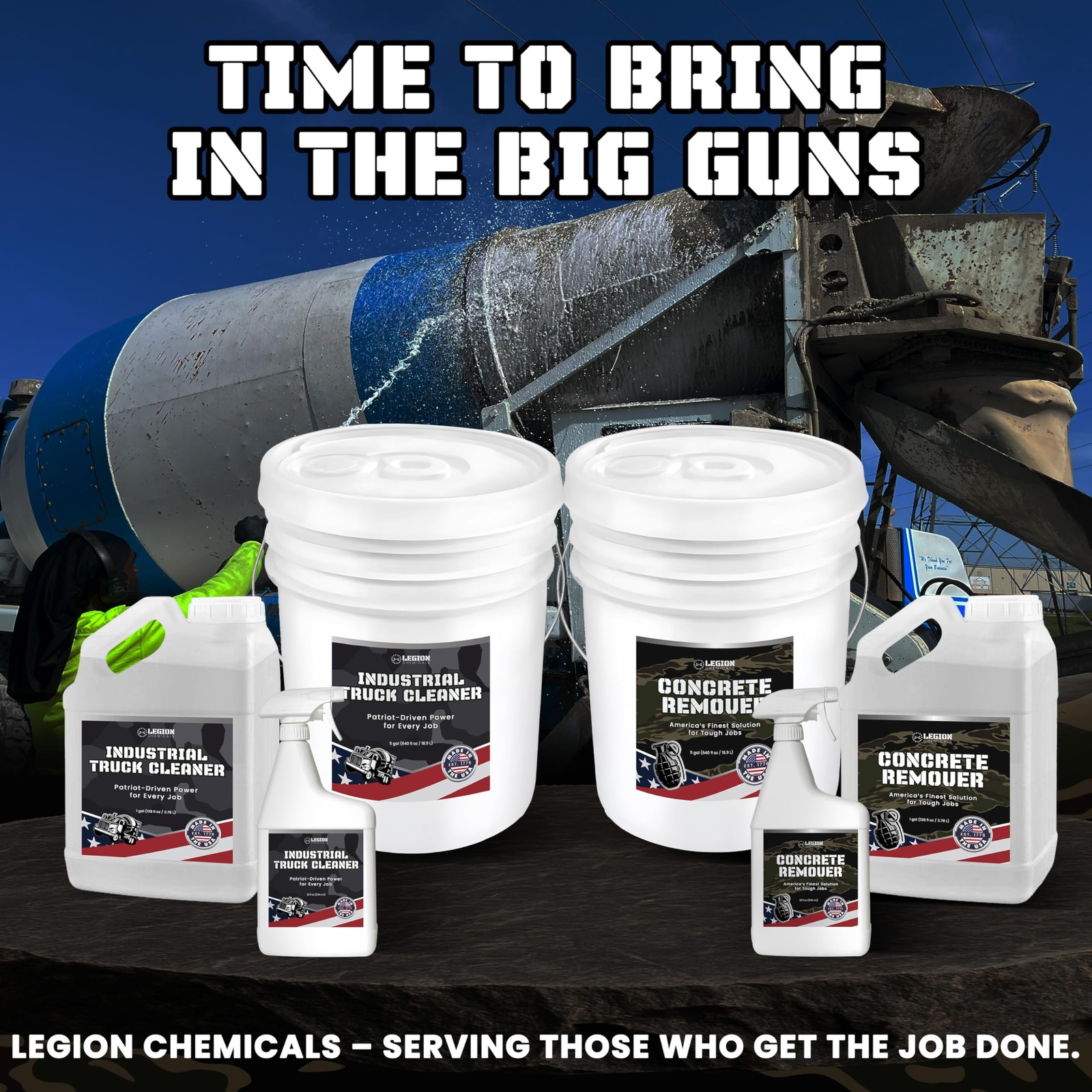 Heavy Concrete Remover – Dried Concrete & Cement Dissolver (Non-Corrosive, Bi…