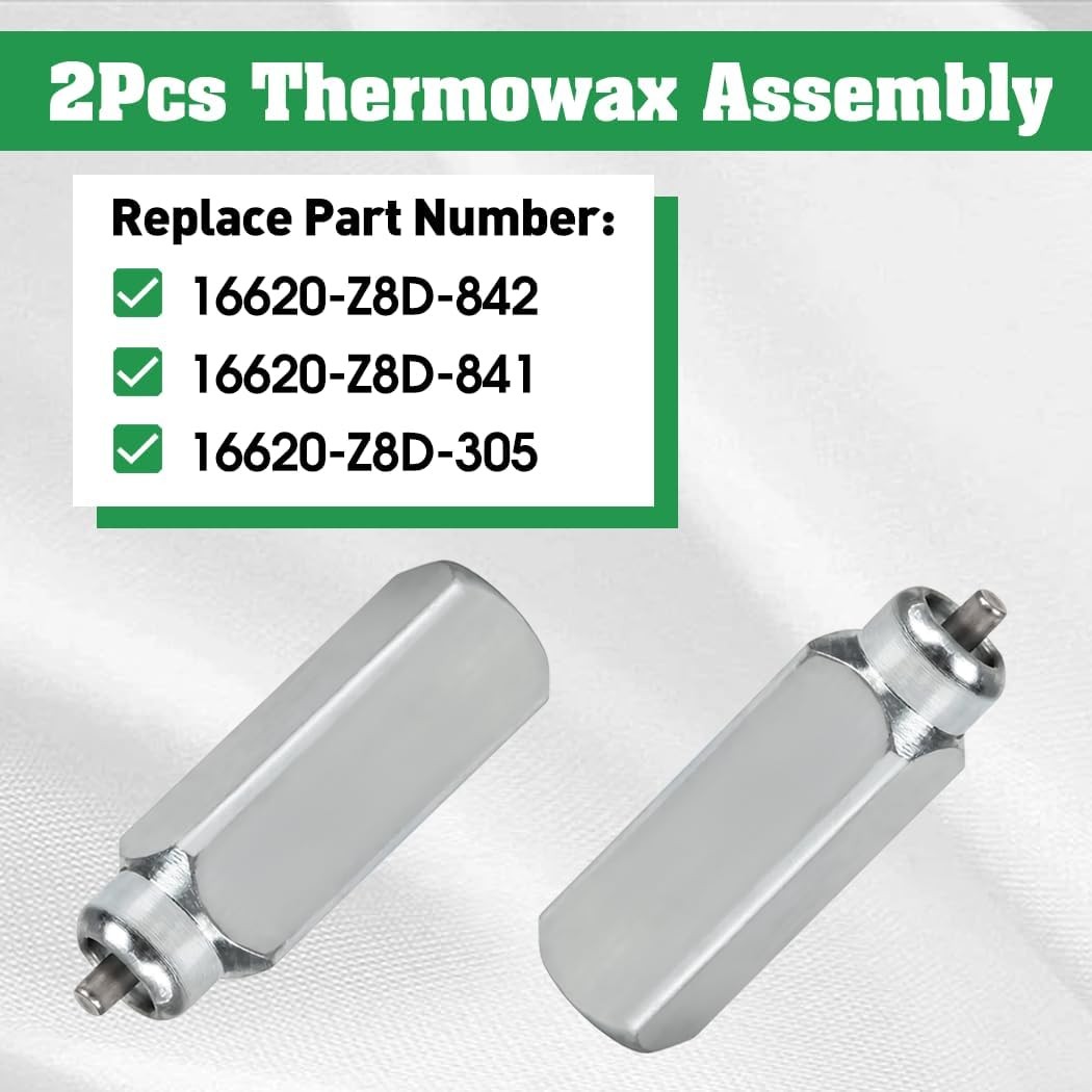 Upgraded 2Pcs Thermo Wax Assembly Replacement for HRX217 HRR216 GCV160 GCV190 GC