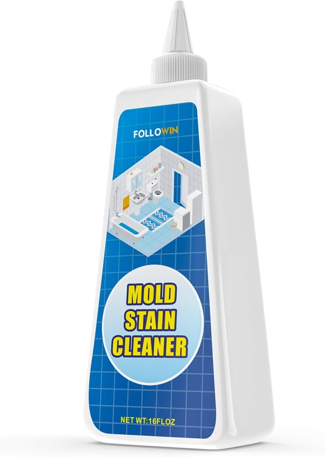 Mold and Mildew Remover Gel, Household Stain Cleaner for Washing Machine Seal…