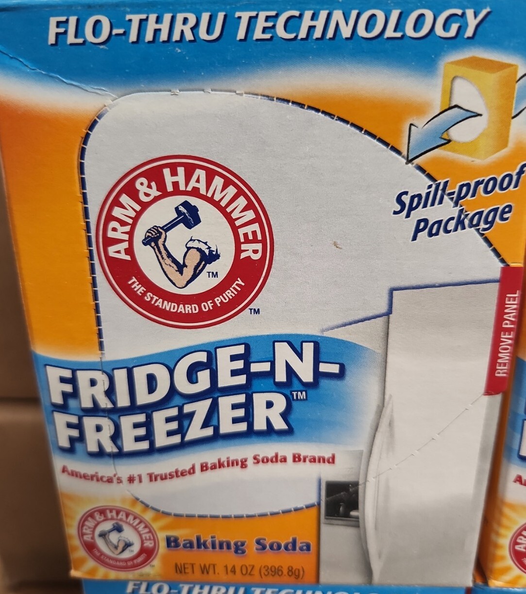 Arm & Hammer Fridge-N-Freezer Baking Soda Eliminates Odor 4 packs 14 0z each box