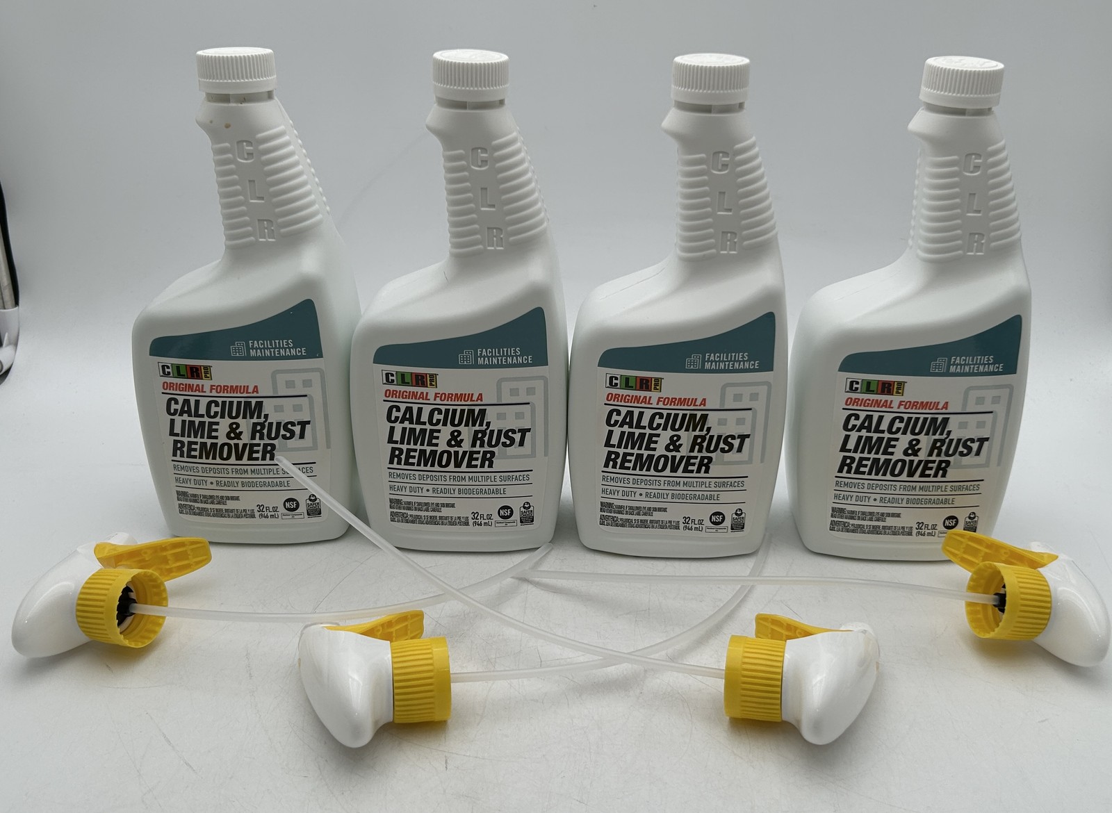 CLR PRO Calcium Lime Rust Remover 32oz 4 Pack