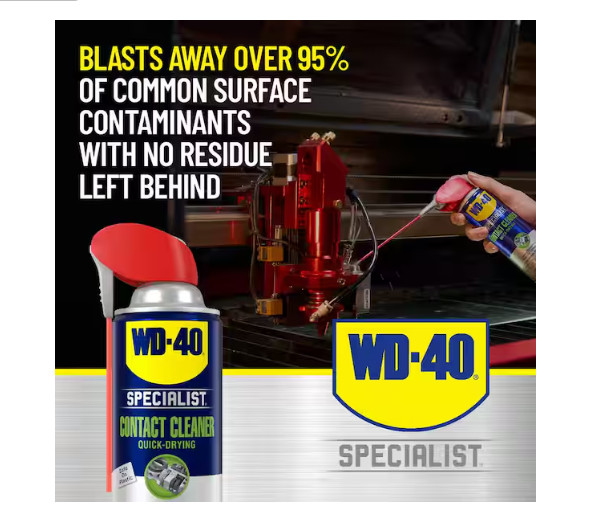 Contact Cleaner, Quick-Drying Electric Equipment Cleaner with Smart Straw 11 Oz.