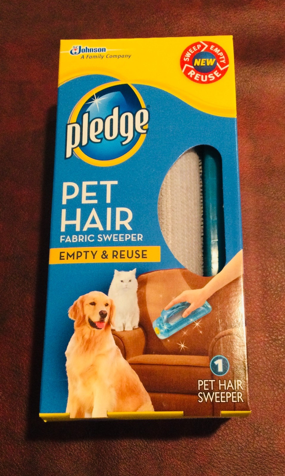 2 Brand New – Pledge Fabric Sweeper for Pet Hair Multi-Use Disposable Sweepers