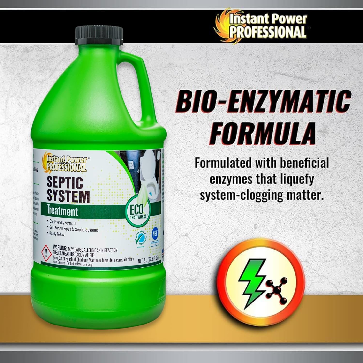 Instant Power Professional Septic System Treatment, Septic Tank Maintenance, 67.