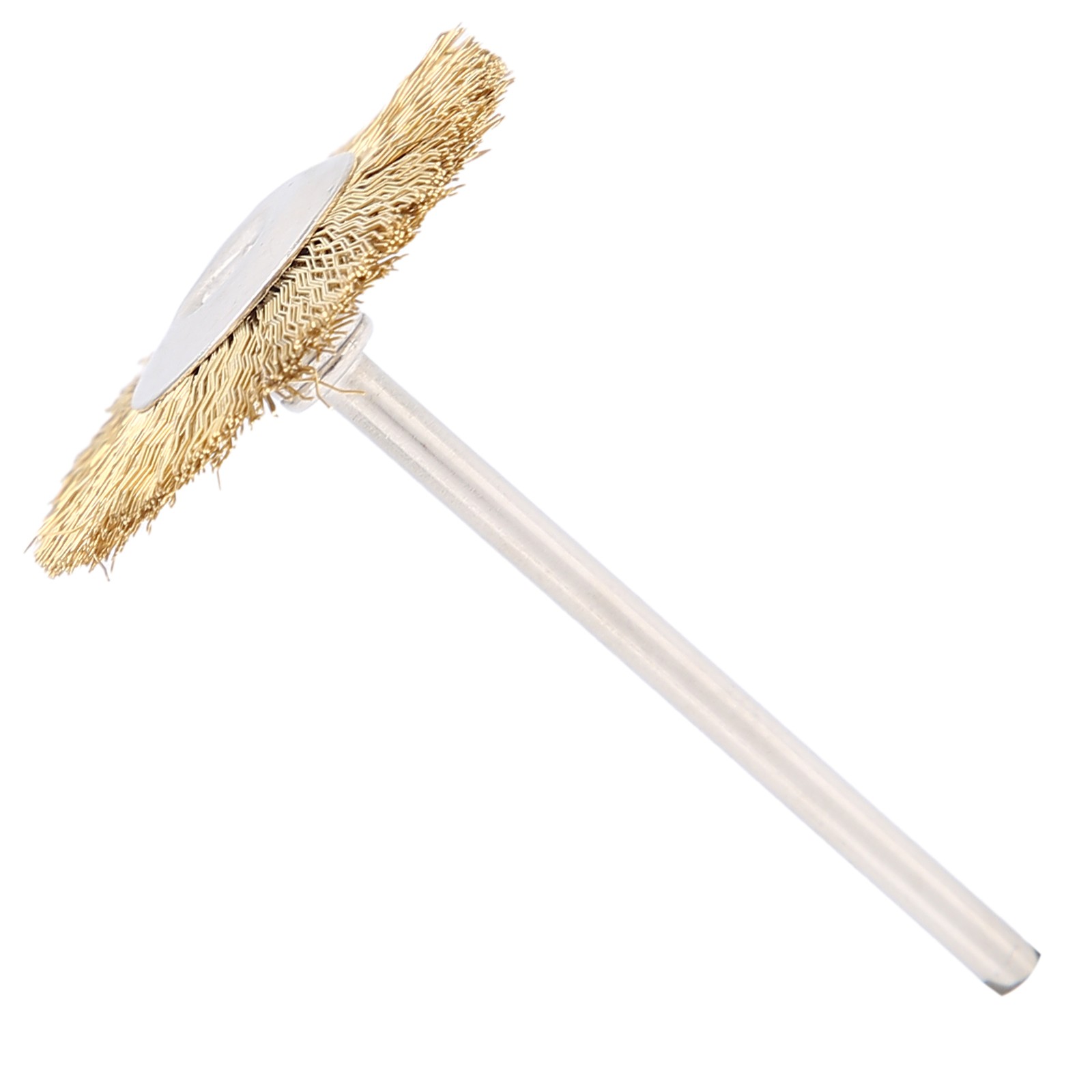 T Shaped Nail Drill Bit Cleaning Brush Brass Wire Grinding Head Cleaner Brush
