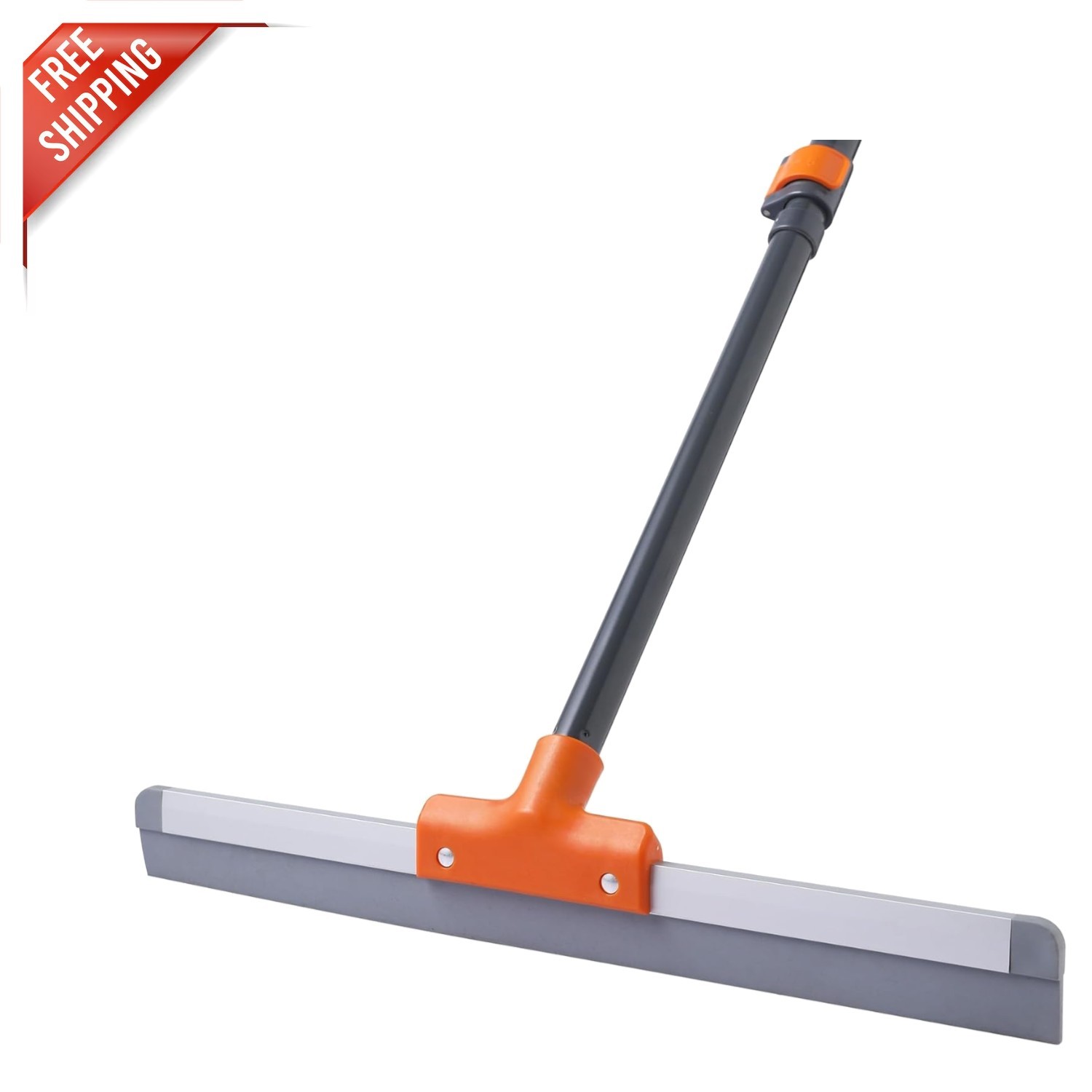 Modern Heavy-Duty Squeegee Broom with Adjustable Handle for Efficient Cleaning