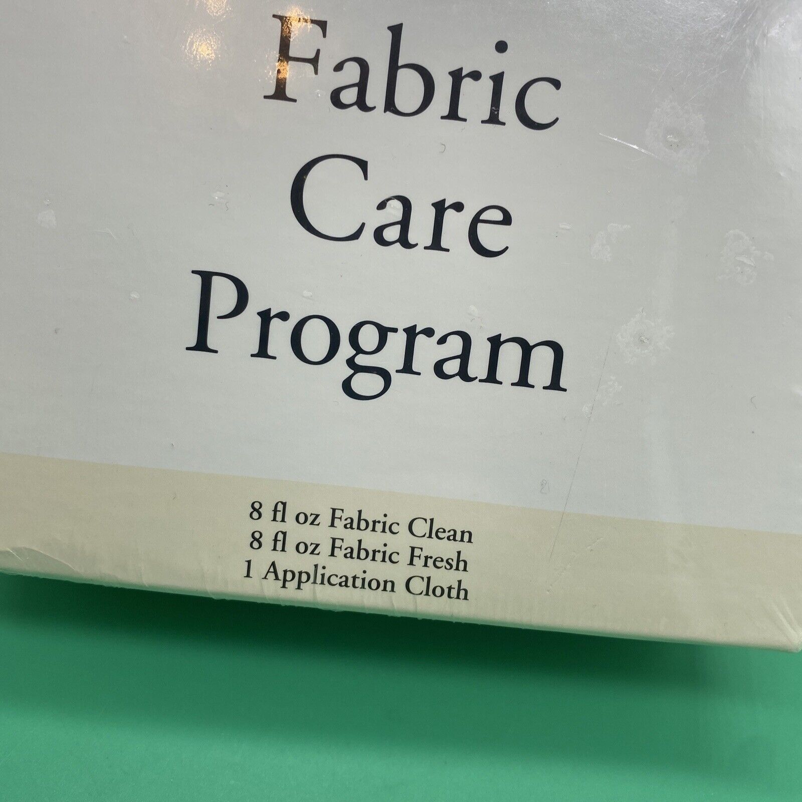 Worry No More Fabric Care Program Clean Fresh Uphostery Cloth New Sealed