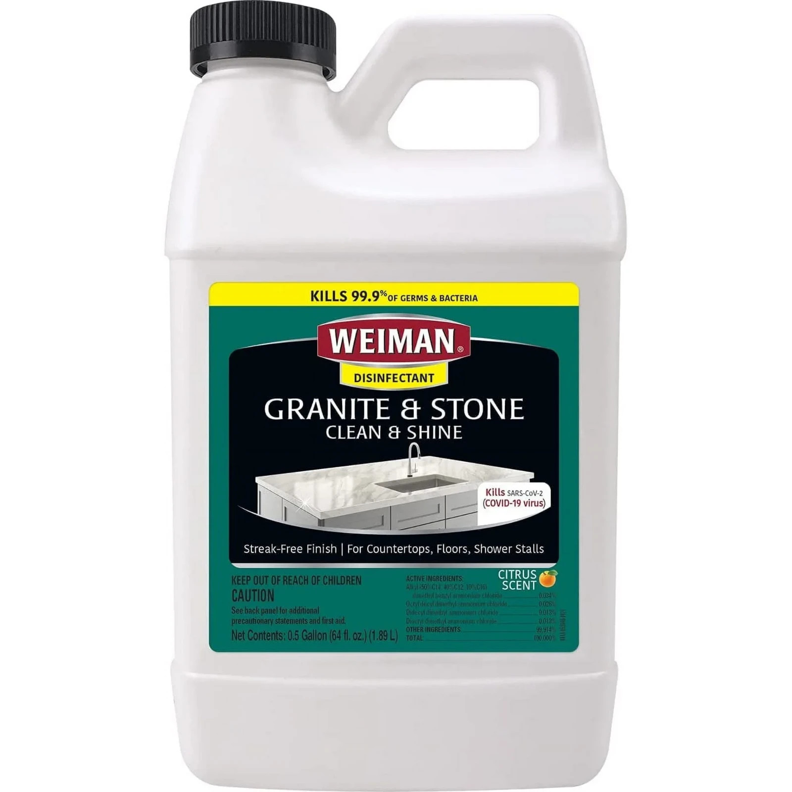 Weiman Granite Cleaner and Polish Refill – 64 fl oz