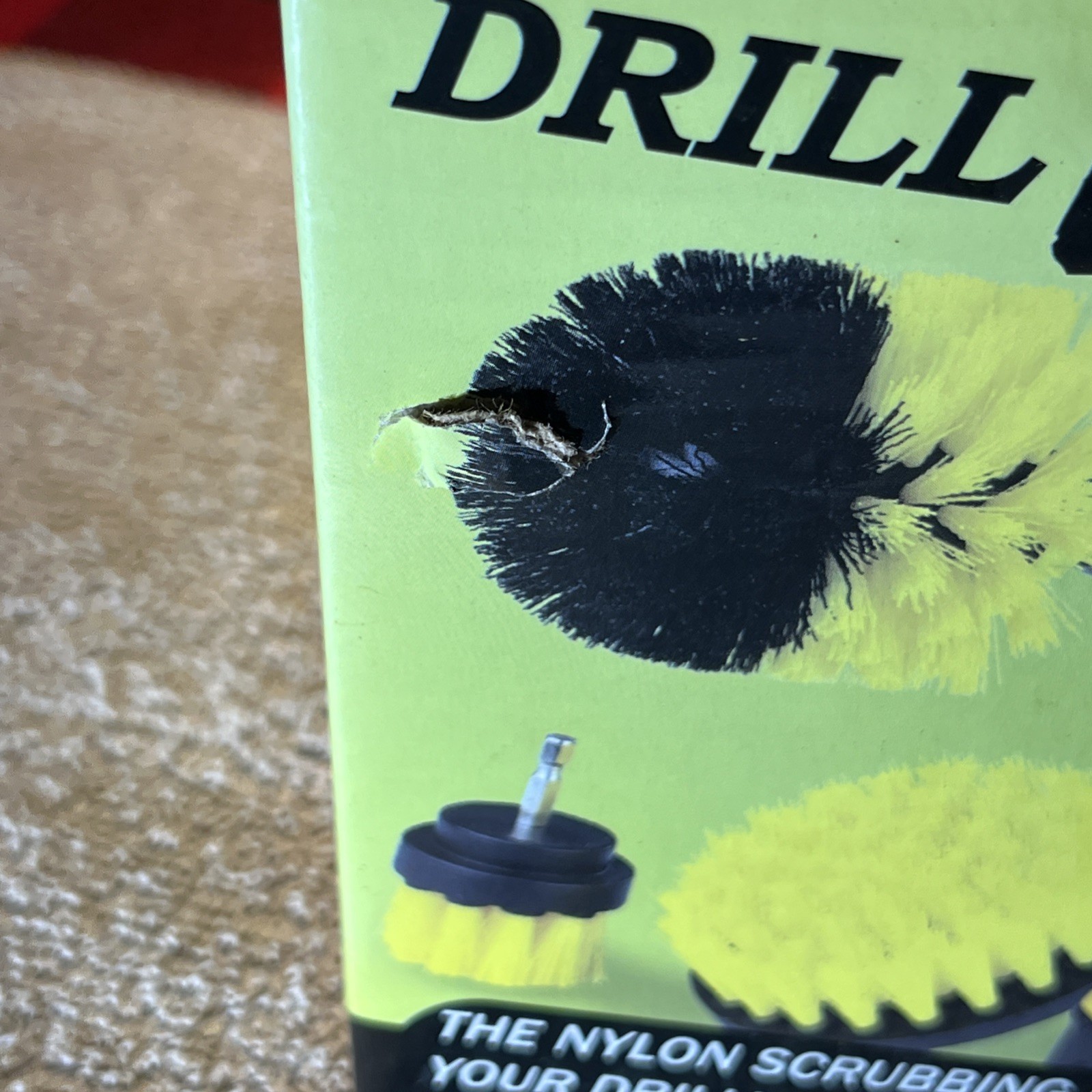 (New)Drill Brush Attachment Set for Bathroom Cleaning