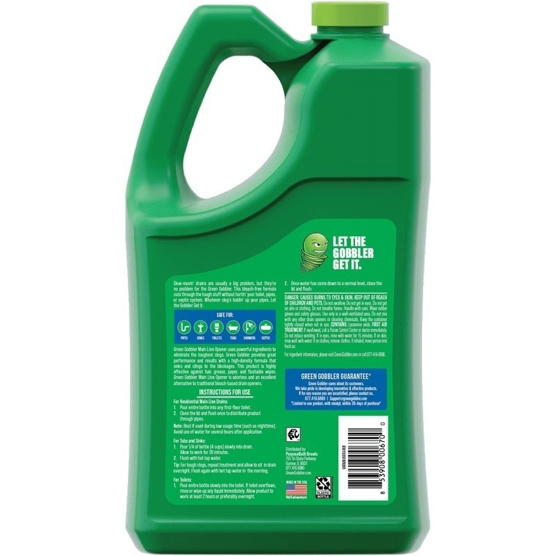 Main Line Opener Clog Remover Liquid Safe Pipes Septic System 50ft Reach New