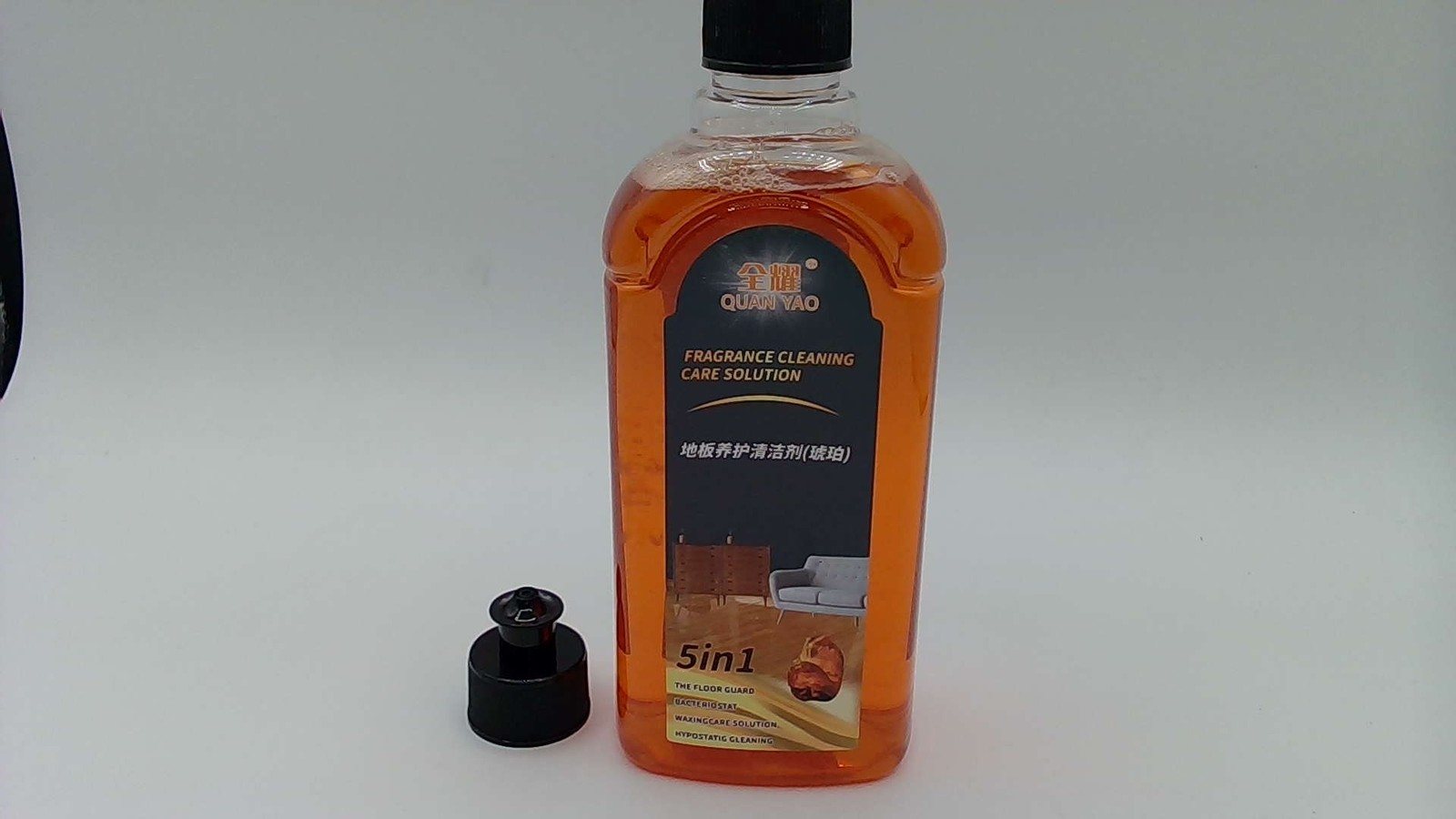 5 In 1 Floor Cleaner, Fragrance Cleaning Care Solution, For Wood Floor, Marbl…