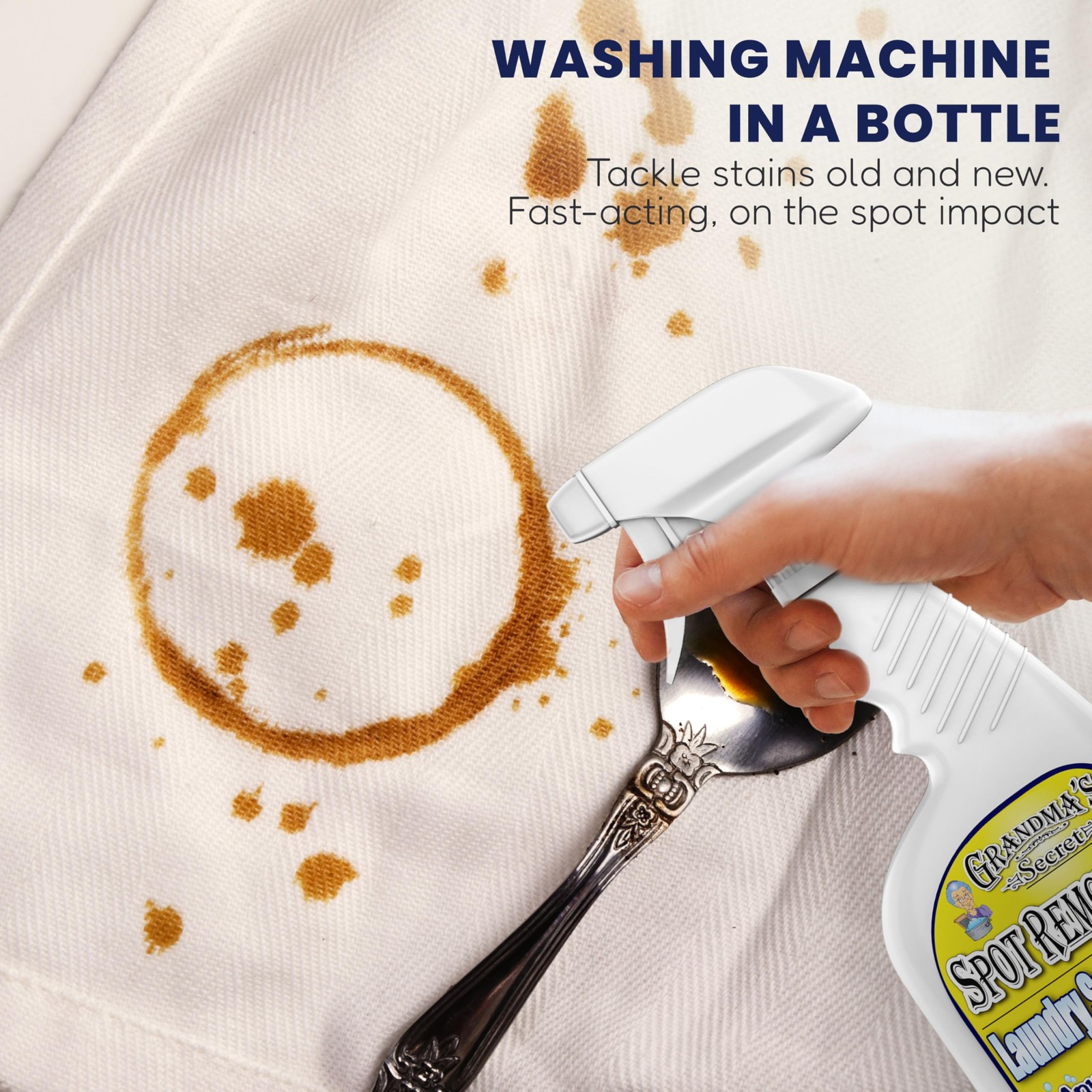 Laundry Stain Remover Fabric Spot Cleaner 16 Oz 2 Pack Heavy Duty