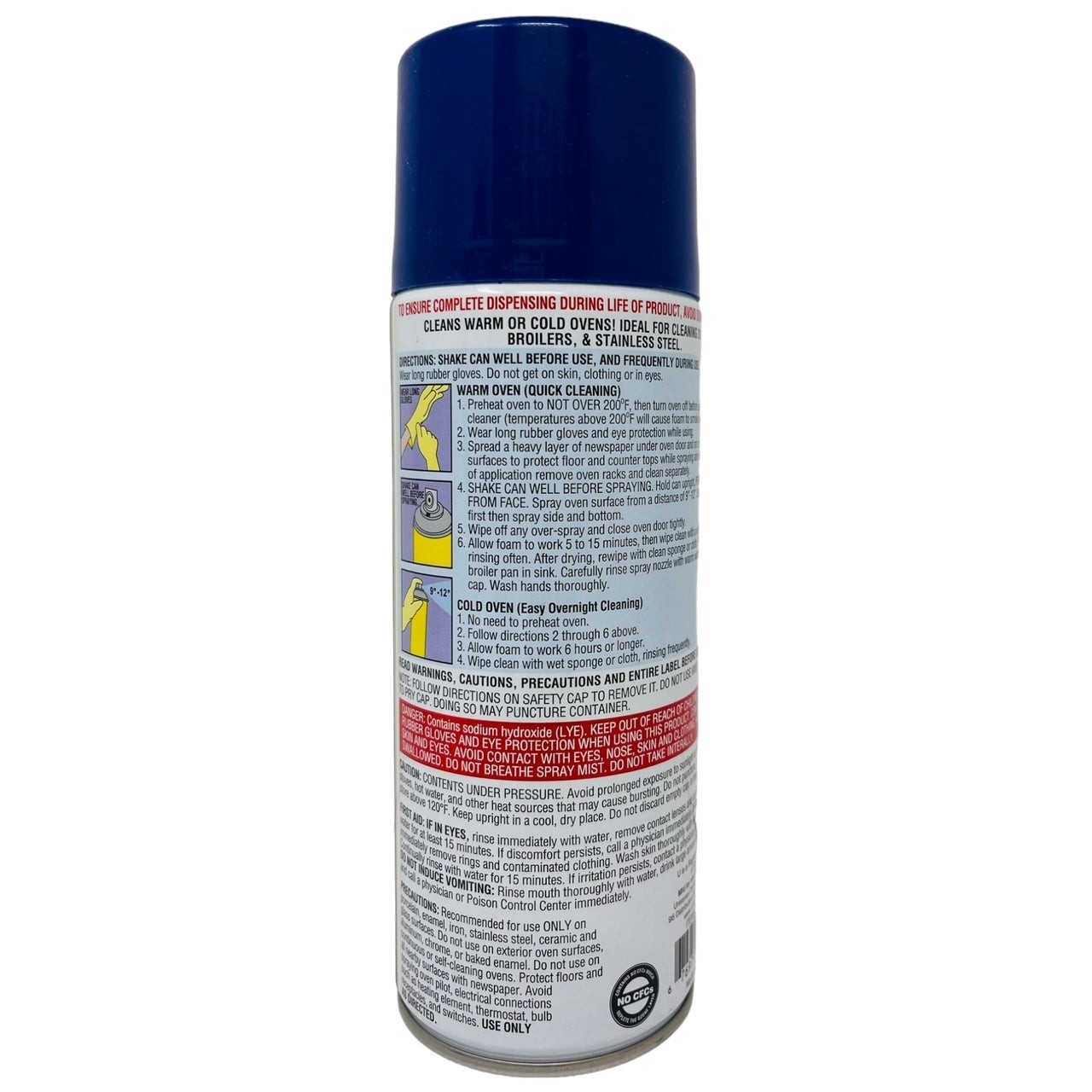 Fume Free Oven Cleaner (Safe for Self-Cleaning Ovens), 12oz. (Pack of 3)