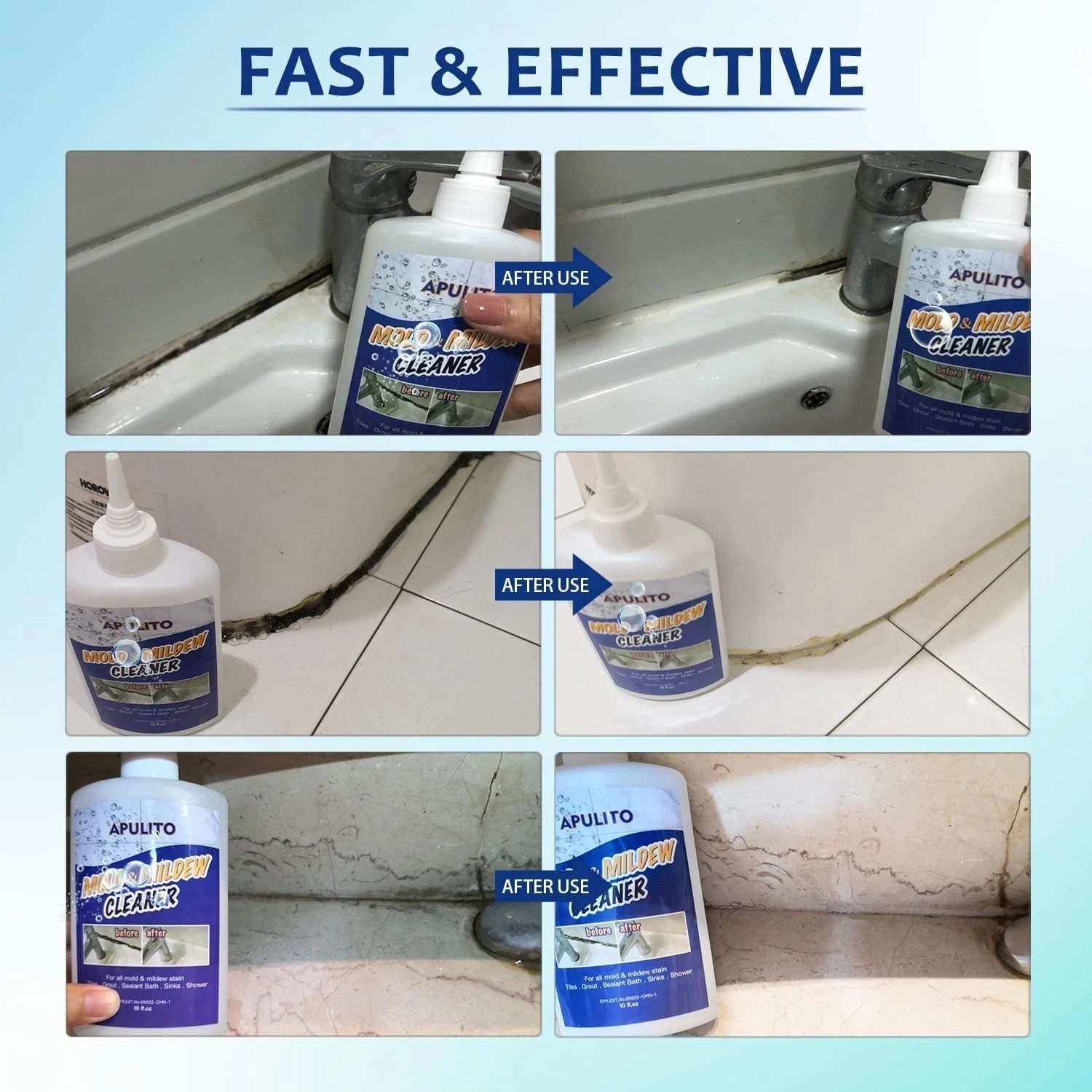 Easy No-Scrub Household Cleaner Gel 10 Fl Oz – Perfect for All Surfaces (2-Pack)