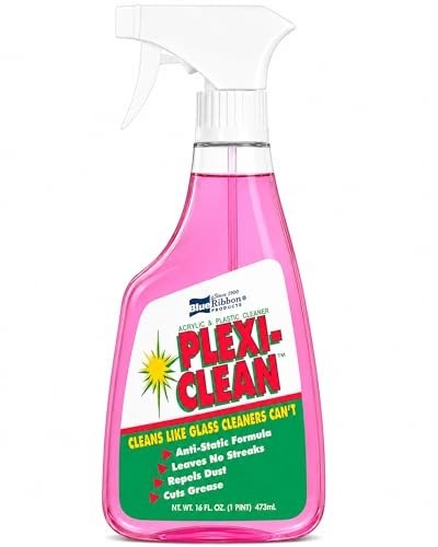 Acrylic Plastic Cleaner 16 Oz Spray Anti-Static Streak Free Trigger Bottle