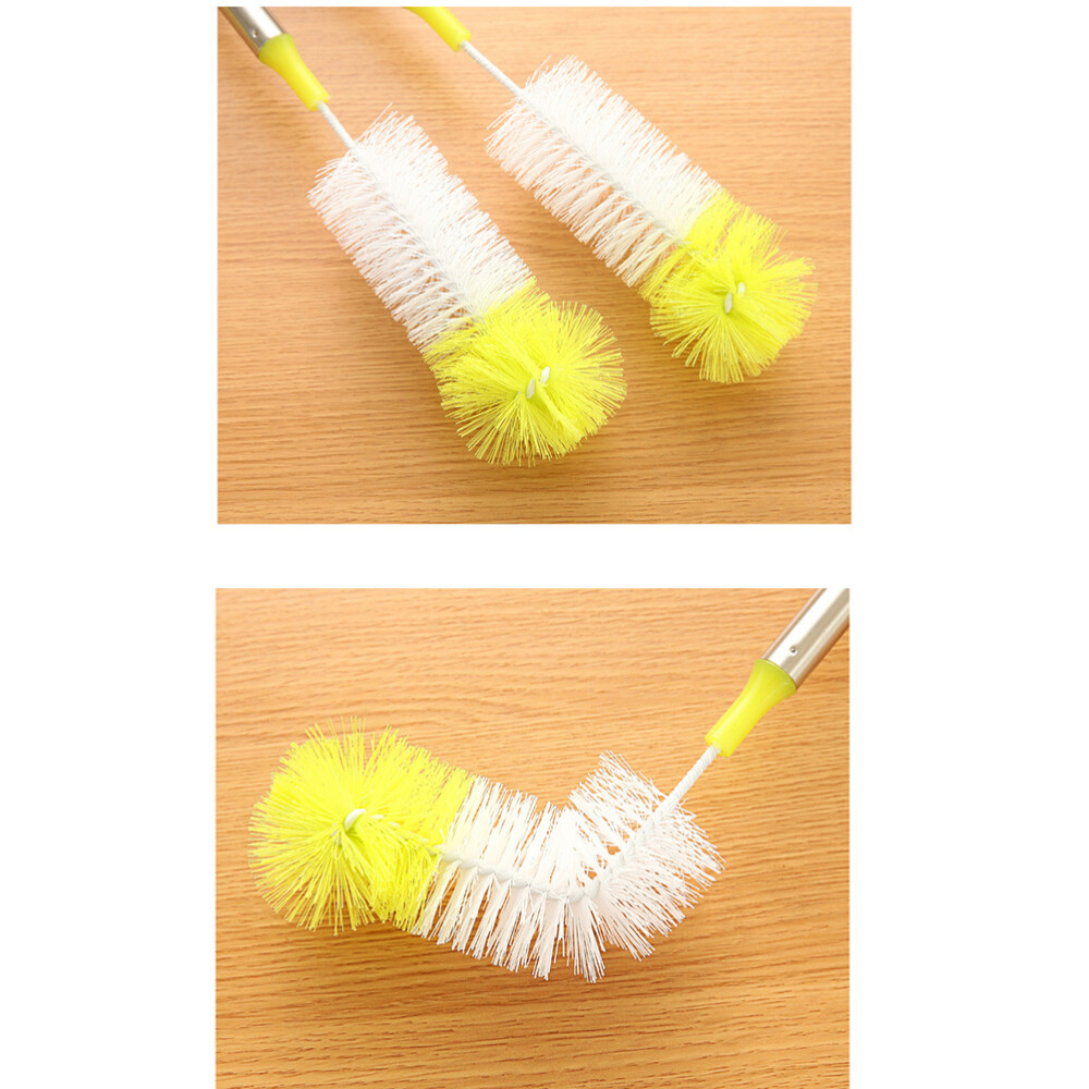 Bottle Scrub Brush Brushes for Cup with Long Handle Feeding