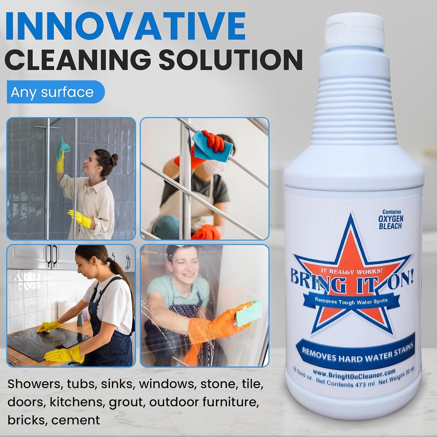 Shower Door Cleaner & Limescale Remover