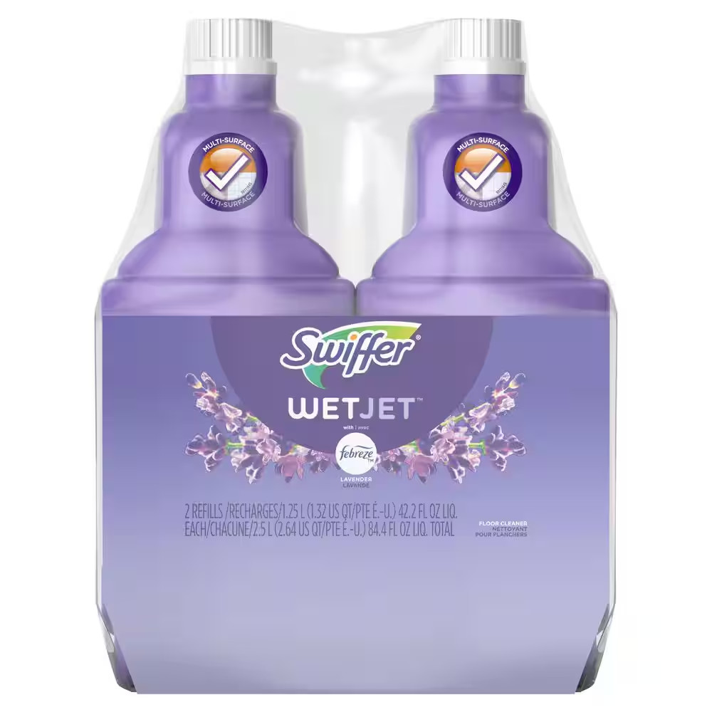 Wetjet 42.2 Oz. Multi-Purpose and Hardwood Floor Cleaner Lavender Vanilla and Co