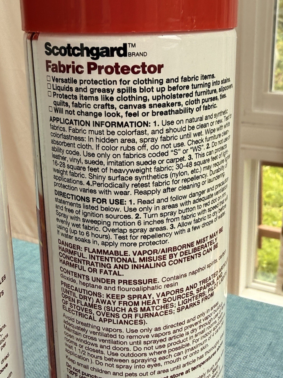 2 Scotchgard 3M FABRIC PROTECTOR Scotchguard 14 oz Vintage 1992 Old Formula NOS