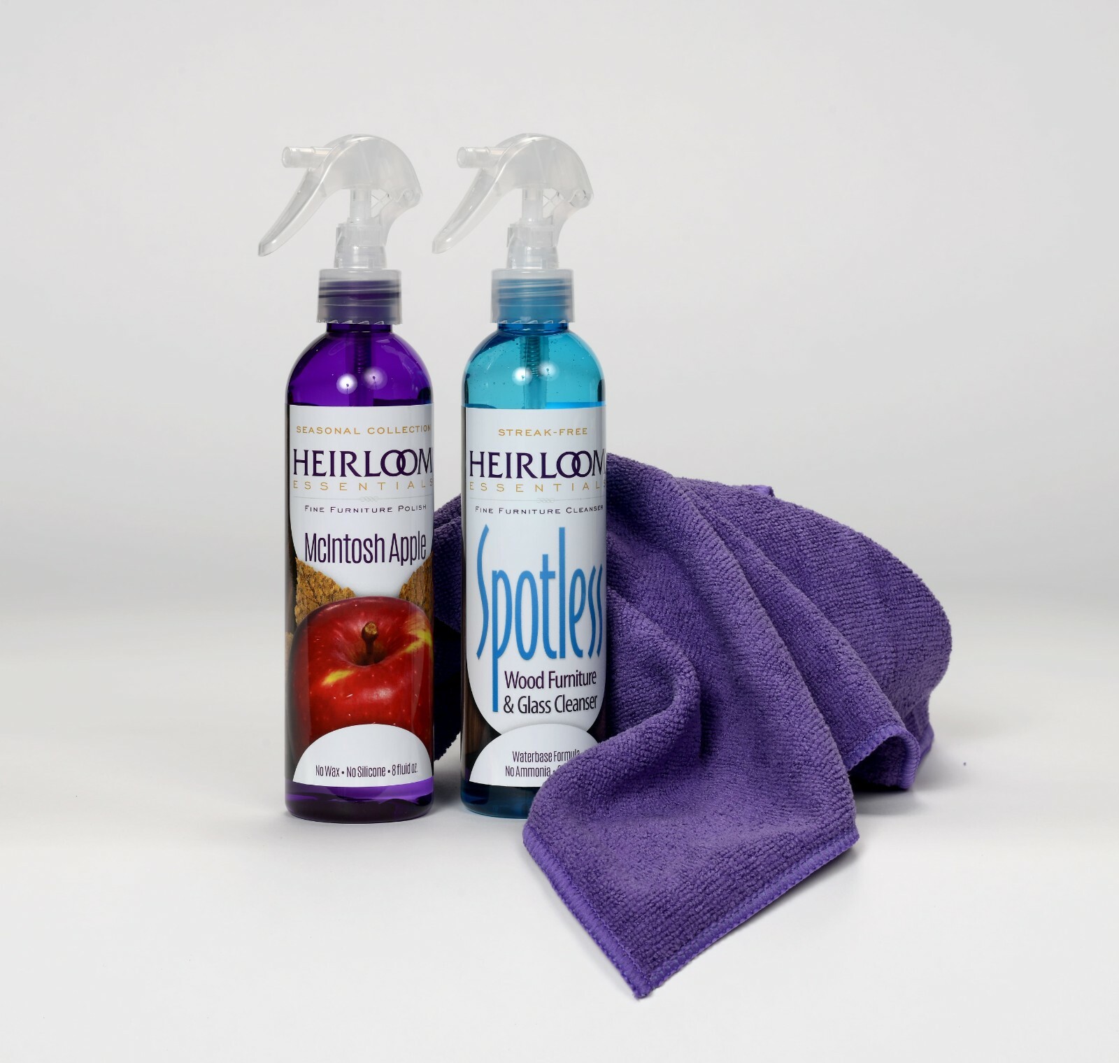 Heirloom Essentials Spotless Furniture & Glass Cleanser – 8 oz. Spray Bottle
