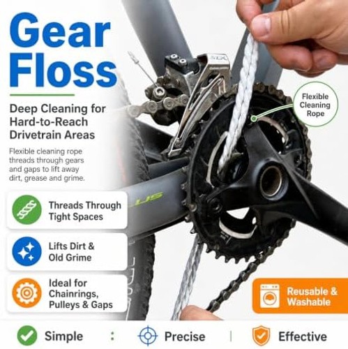 Bike Chain Cleaner Kit, 560ml/19oz Biodegradable Degreaser with 2oz Wet Chain…