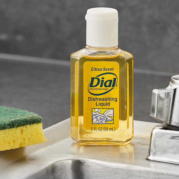 Dial Professional 2 oz. Citrus Scented Liquid Dish Soap – 4 Units DIA3295