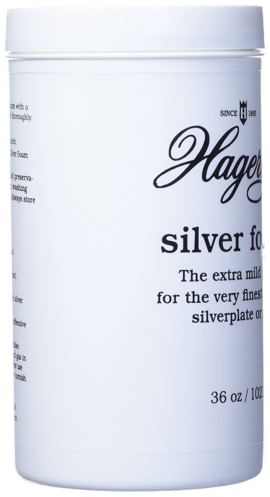 Mild Silver Polish Foam for Sterling, Silver Plate & Gold – 36 oz Tarnish Remove