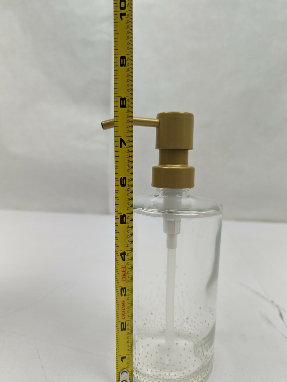 Grove Collaborative Glass Soap Dispenser Sparks of Joy A64