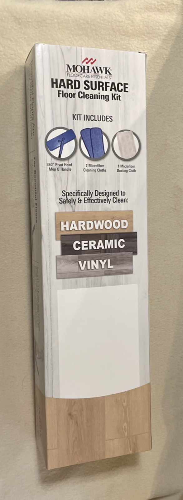 NEW Mohawk Hard Surface Floor Cleaning Kit for Hardwood Ceramic Vinyl Floors