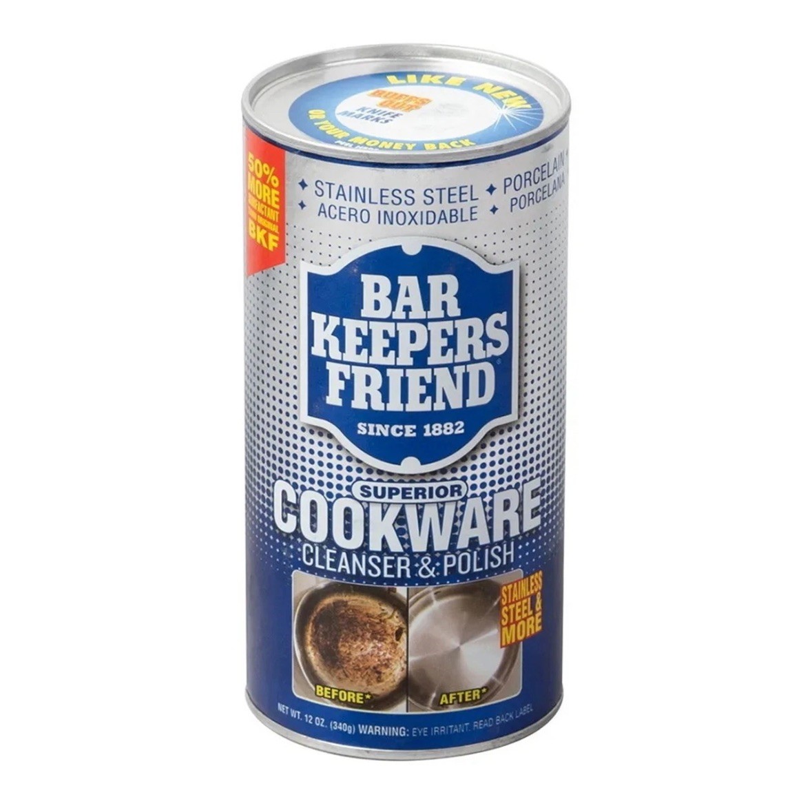 Bar Keepers Friend Cookware Cleanser & Polish – 12oz (2 Pack)