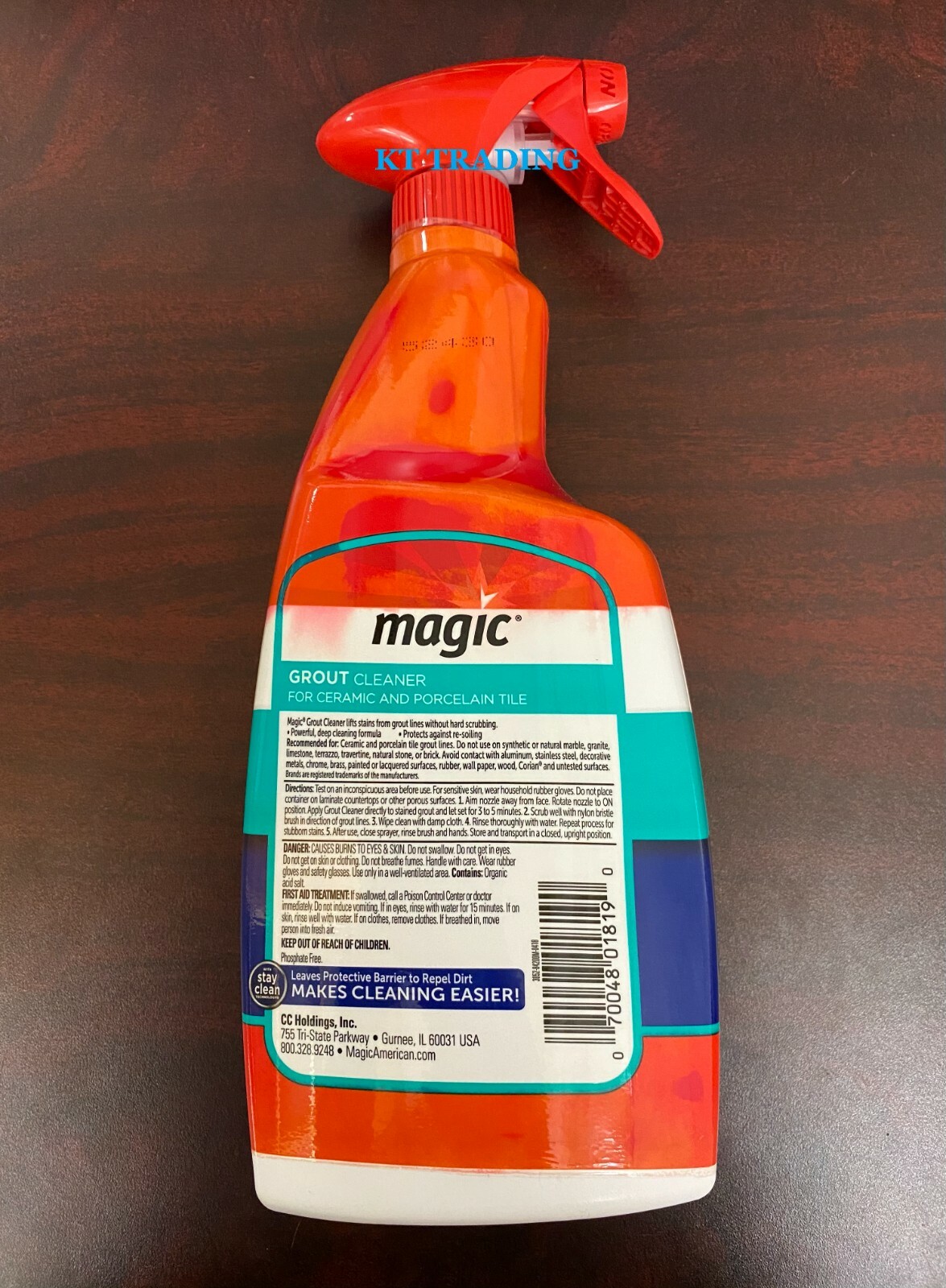 Magic® Ceramic Porcelain Tile GROUT CLEANER ~ Protect Against Re-soiling 30oz