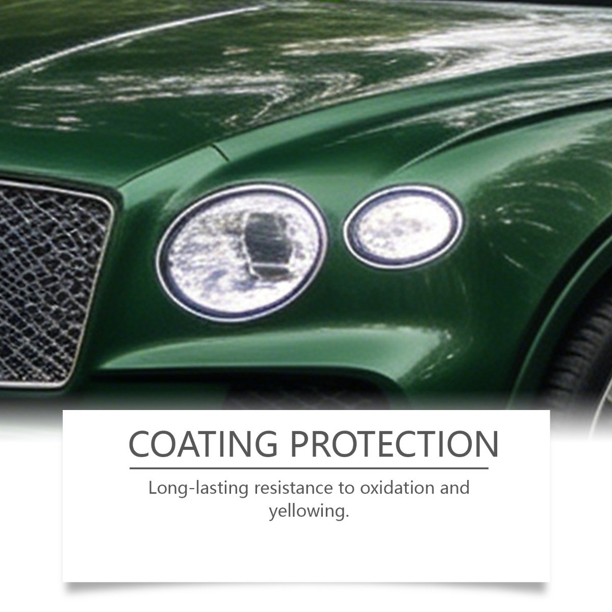 Headlight Restoration Kit Car Lens Cleaner Polish & UV Protection Coating