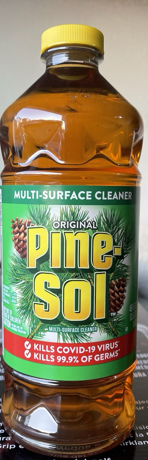 Pine Sol ORIGINAL Formula with PINE OIL Glycolic Acid Multi Surface Cleaner 48oz