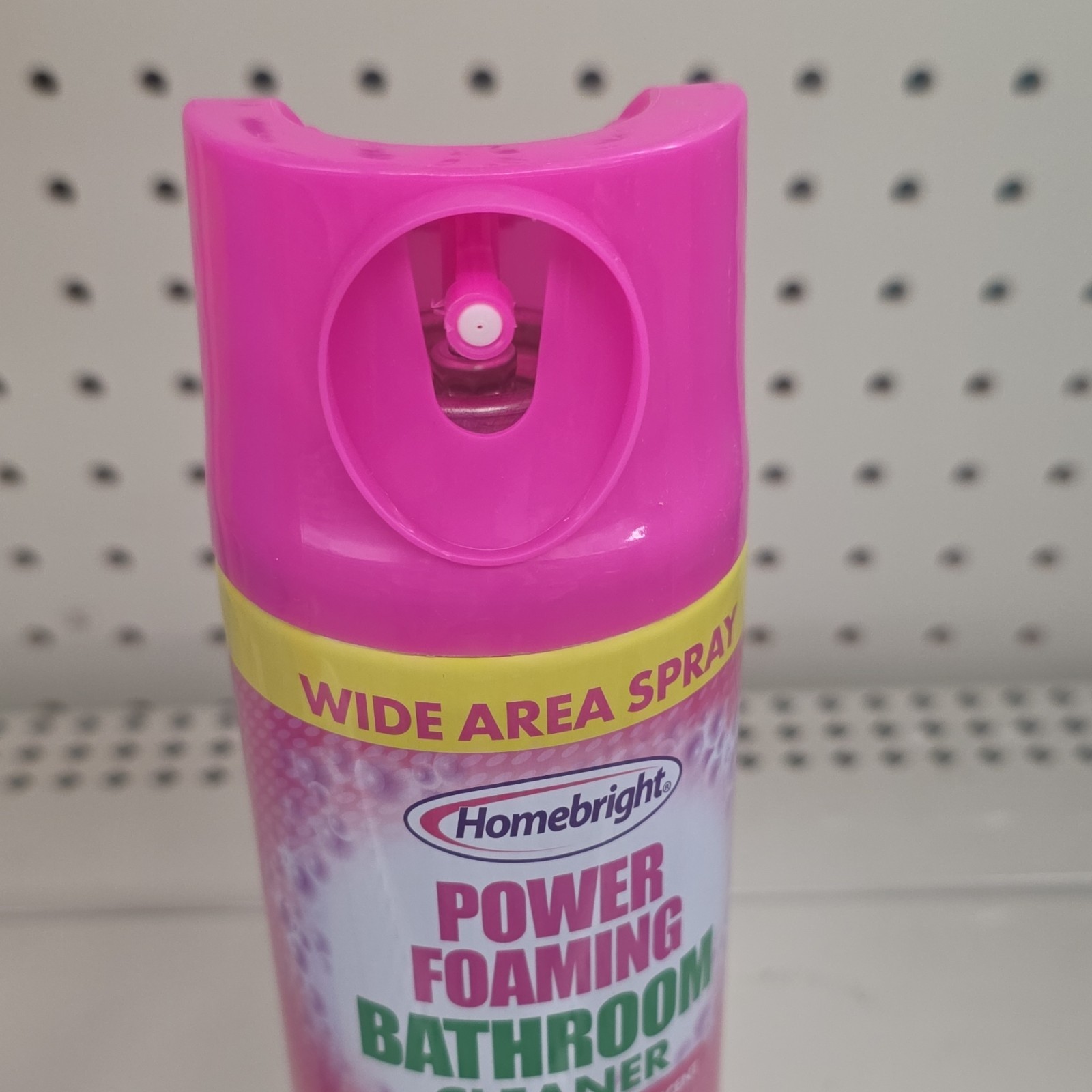 Homebright Bathroom Cleaner Aerosol Wide Area Spray Power Foaming
