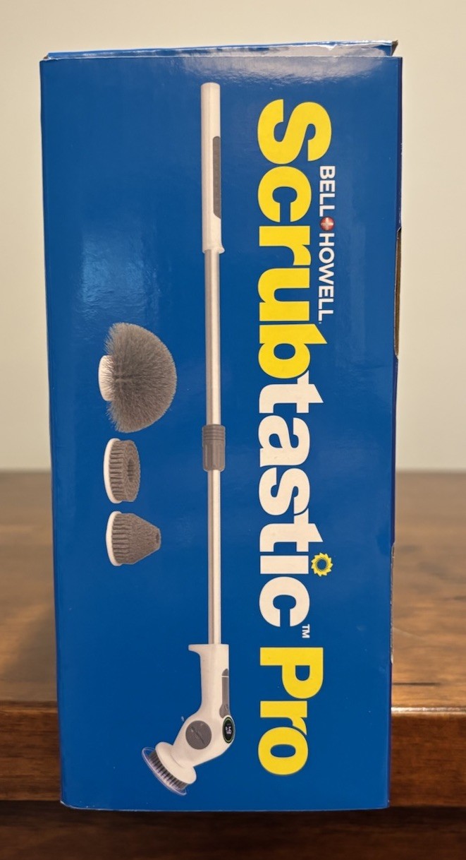 Bell + Howell Scrubtastic Pro Rechargeable Multi-Purpose Power Surface Scrubber