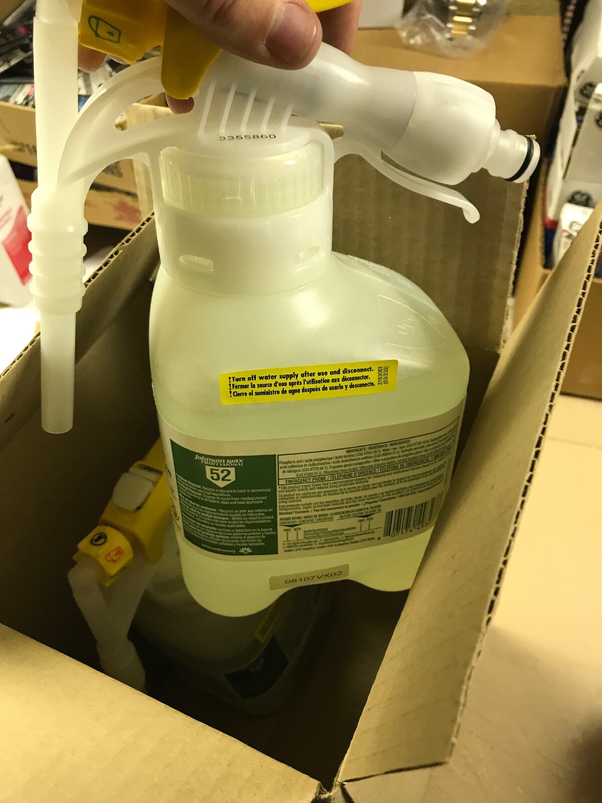 Lot Of 2 Diversey Alpha-HP Multi Surface Cleaner 3350727 1.5L Each RTD System