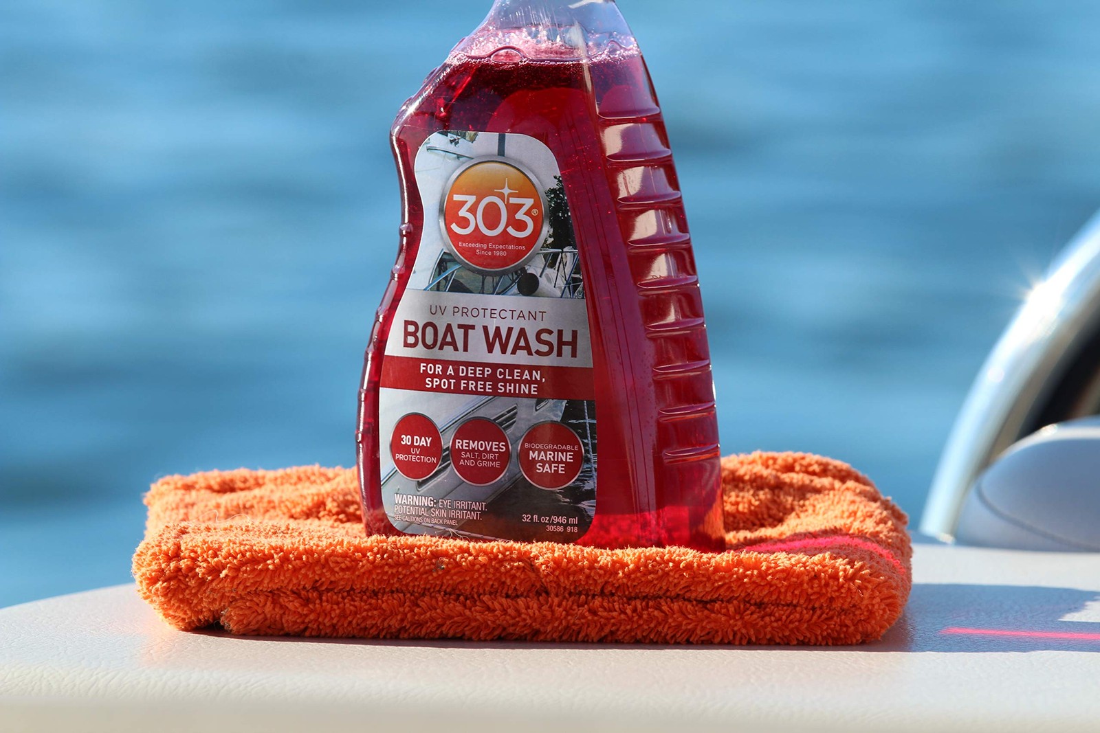Marine Boat Wash With UV Protectant Deep Clean Spot Free Shine 32 fl. oz.
