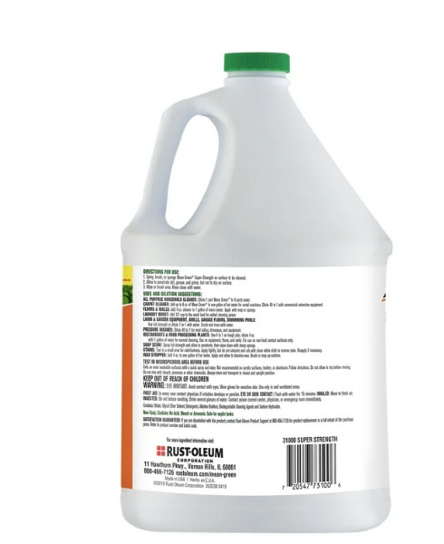 Mean Green Super Strength Cleaner & Degreaser Concentrated Formula, 1 gal