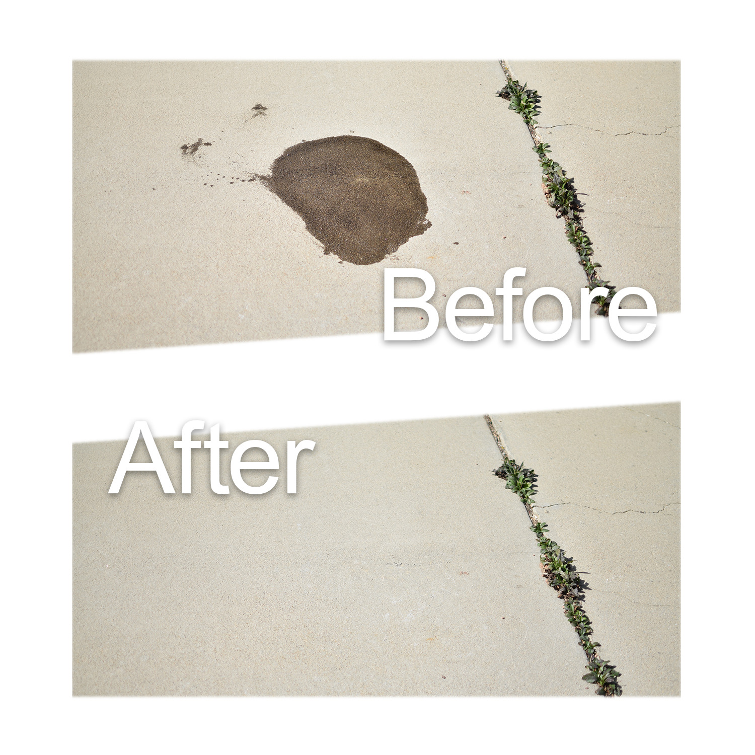 ACT Concrete Cleaner – Oil Stain Remover | Driveway, Cement, Garage Floor 2.5lb