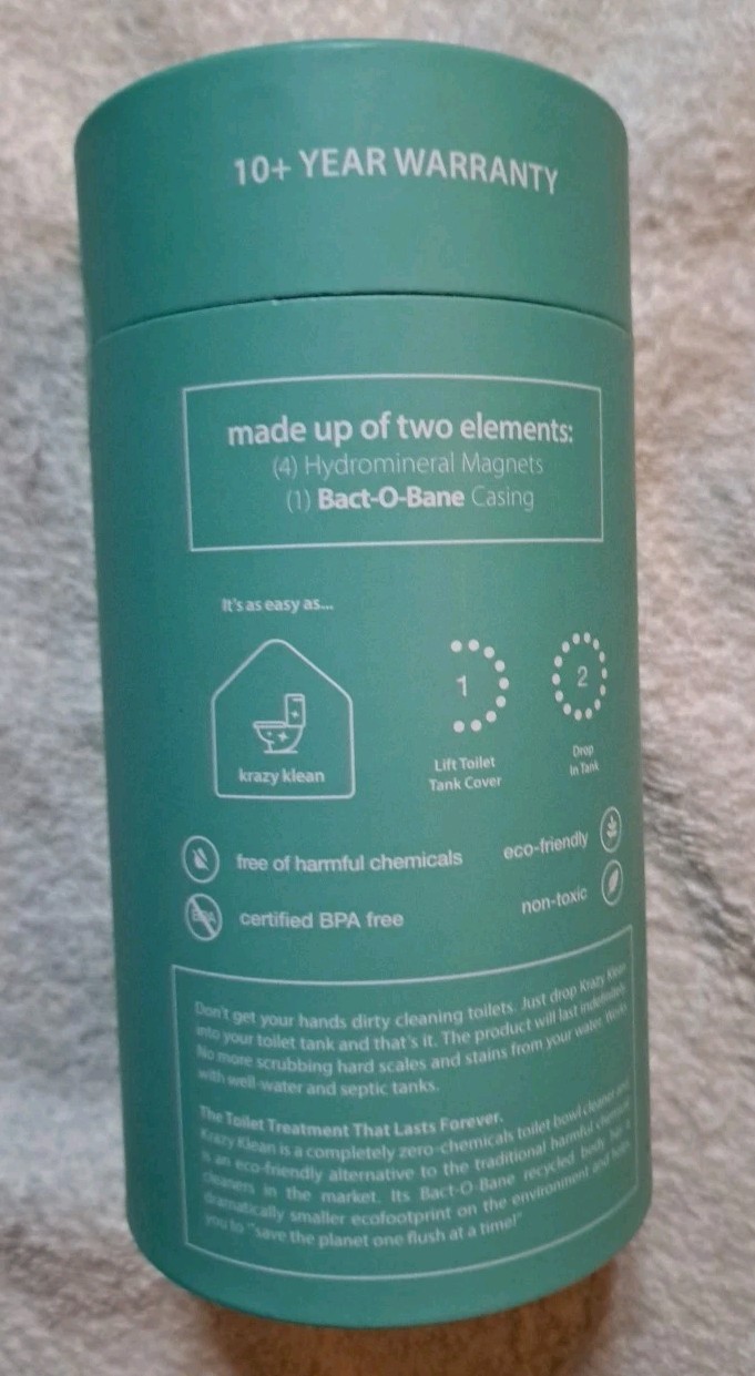 Krazy Klean with Bact-O-Bane Chemical Free Toilet Treatment