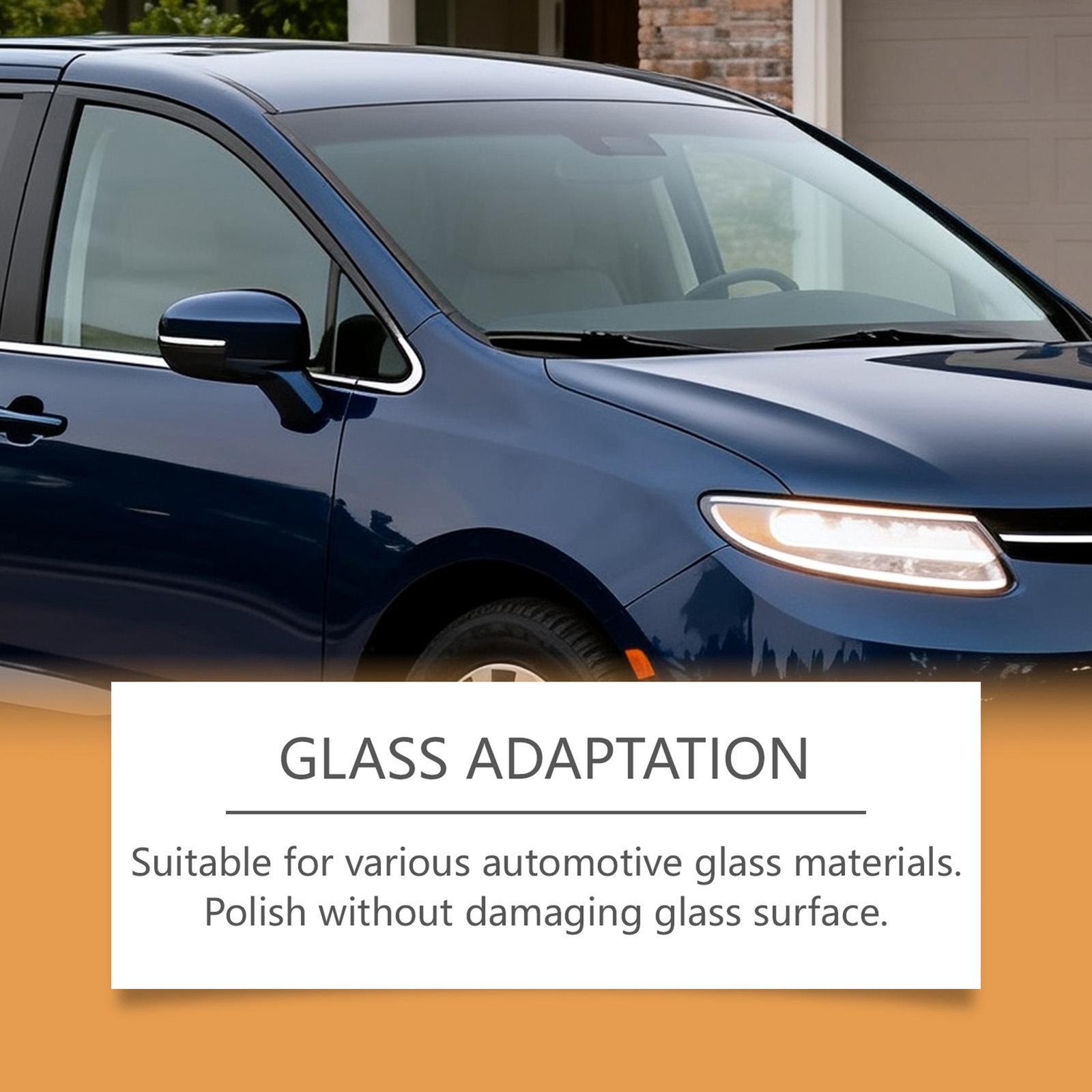 Glass Scratch Remover 50g with Sponge Polishing Cleaning Wax Car Repair Glass