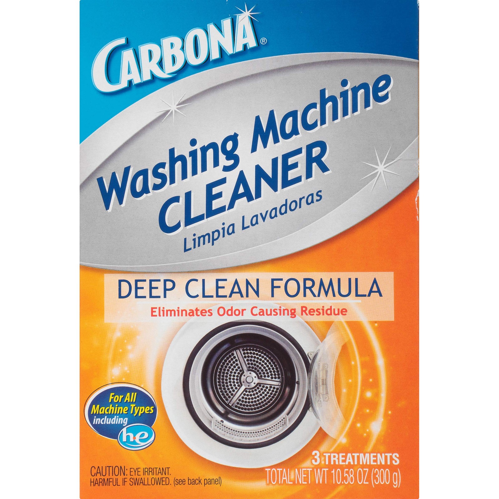 Washing Machine Cleaner Eliminates Odor Residue Deep Clean 3 Count 1 Pack