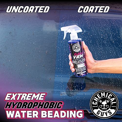 HydroView Ceramic Glass Cleaner & Coating – Cleans & Adds Hydrophobic