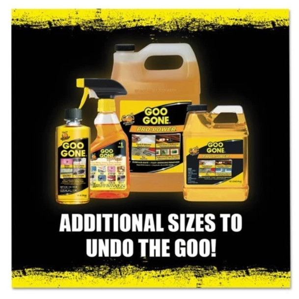 Goo Gone Spray Gel Cleaner, Citrus Scent, 12 oz Spray Bottle, 6/Carton